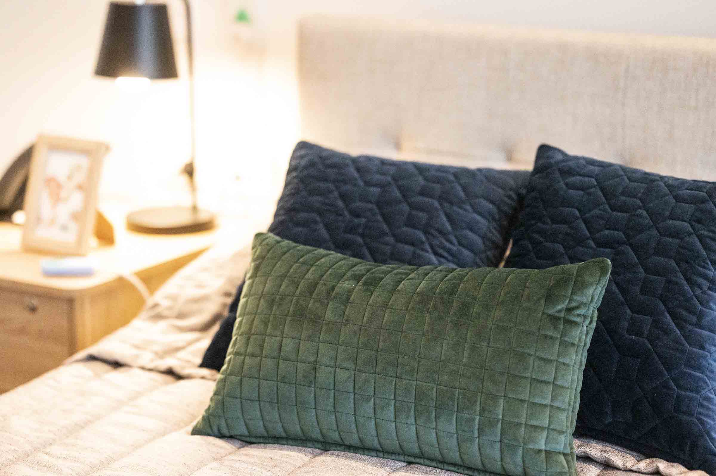 Mordialloc Close-up on Bed Pillows