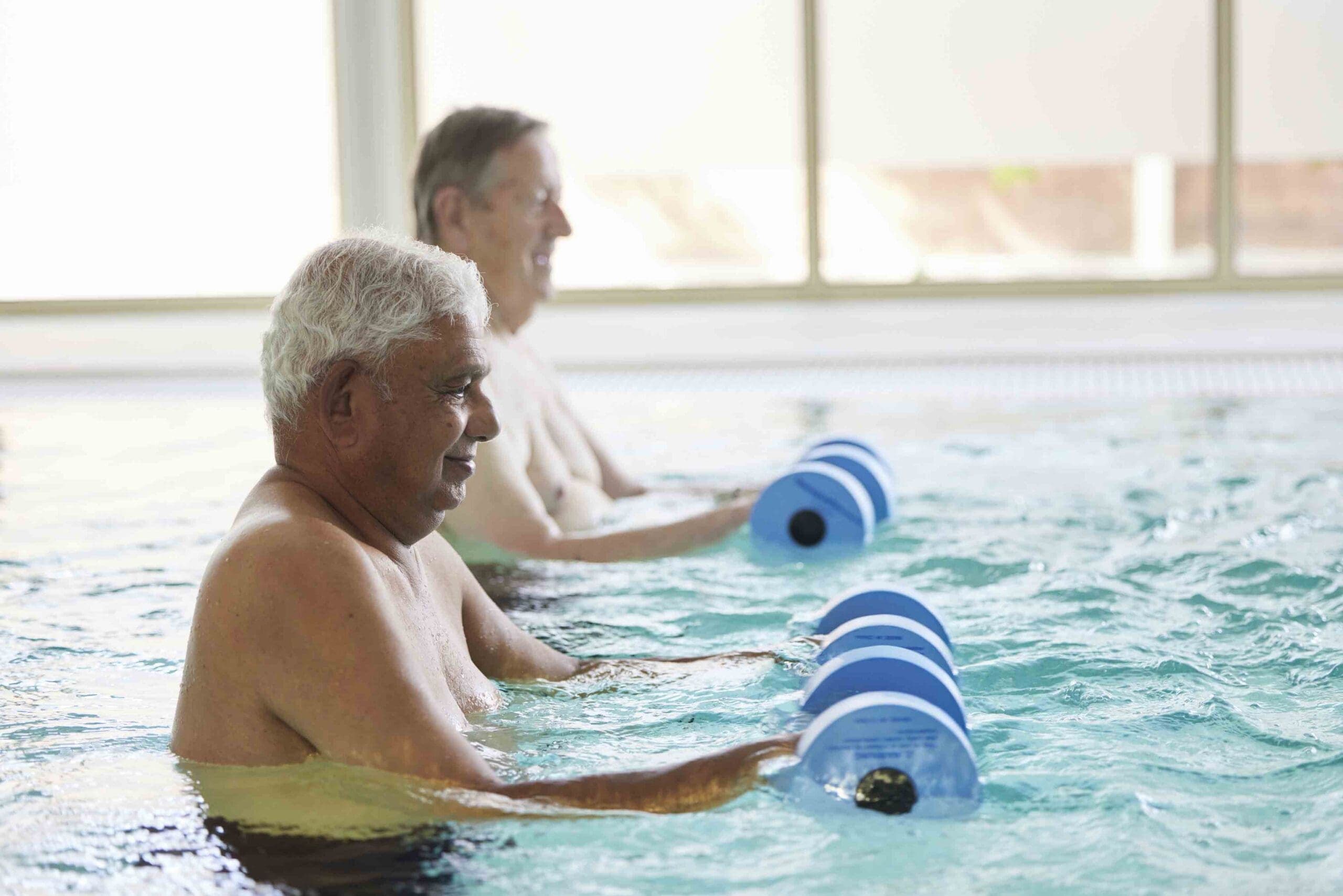 Men in Pool 10