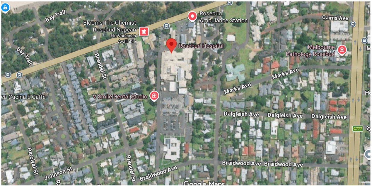 Google Maps_Rosebud Current Site