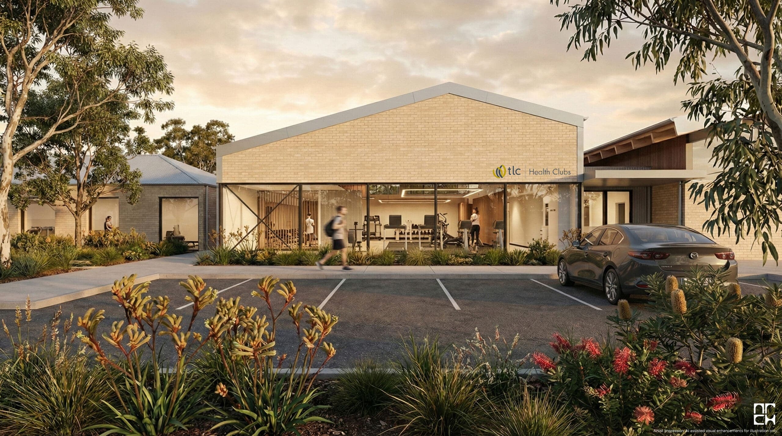 TLC Health Clubs Wallington Render_External